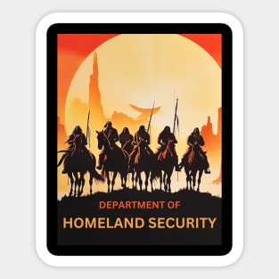 Department of Homeland Security Mug Sticker